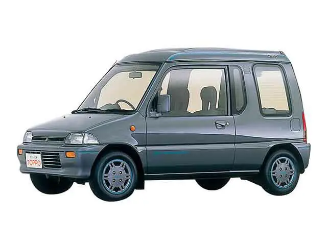 Mitsubishi Minica Toppo (H22A, H27A) 1 поколение, хэтчбек 3 дв. (02.1990 - 12.1991)